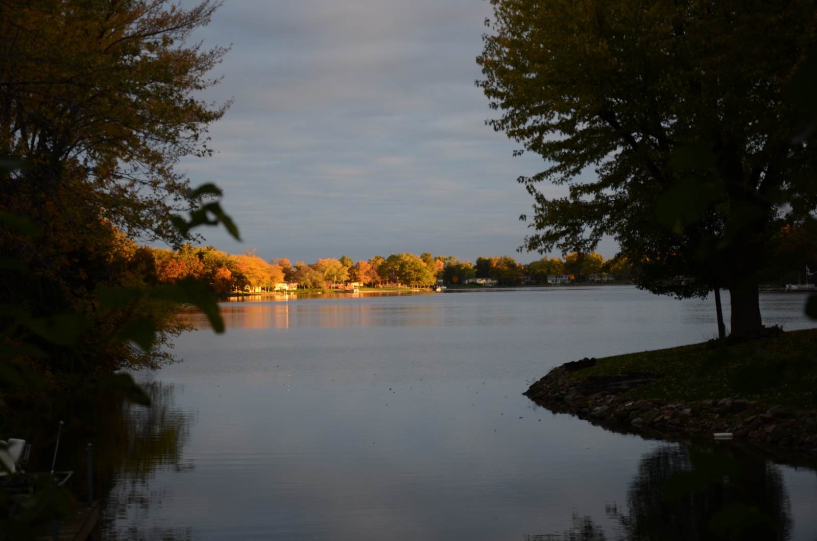 Beautiful fall sunrise