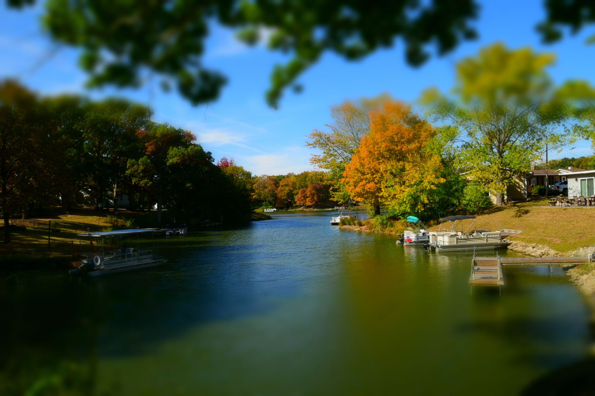 Fall sunrise at Bayles Lake (Toy Mode)