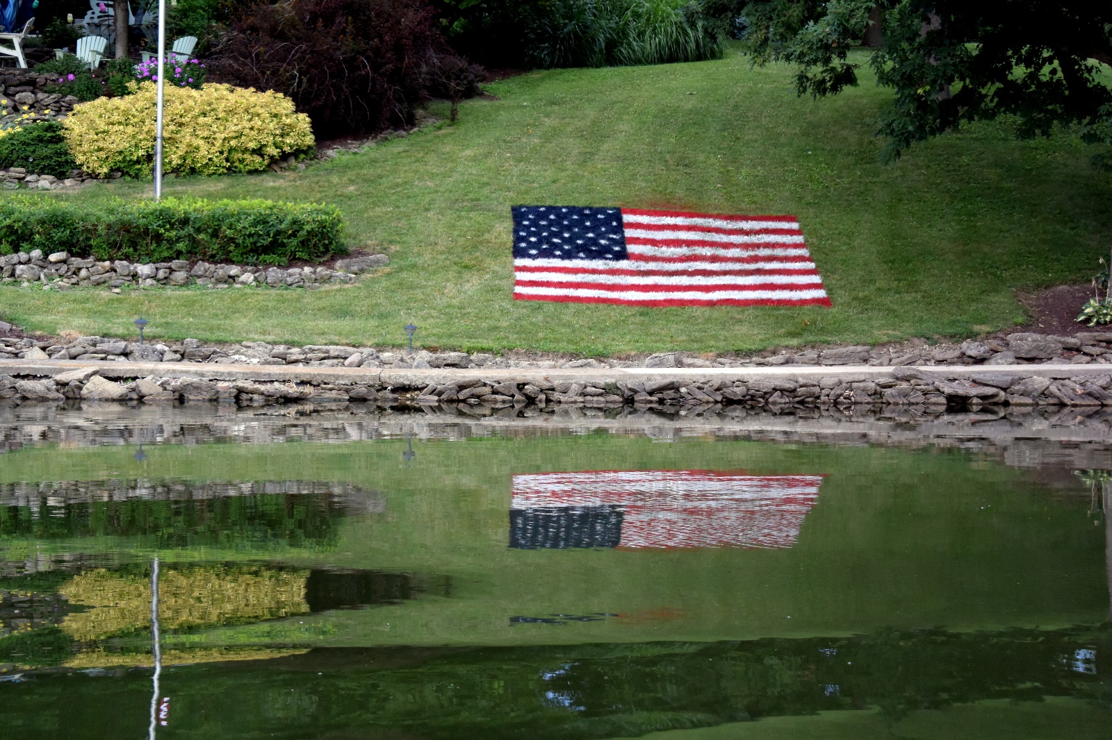 Annual 4th of July flag