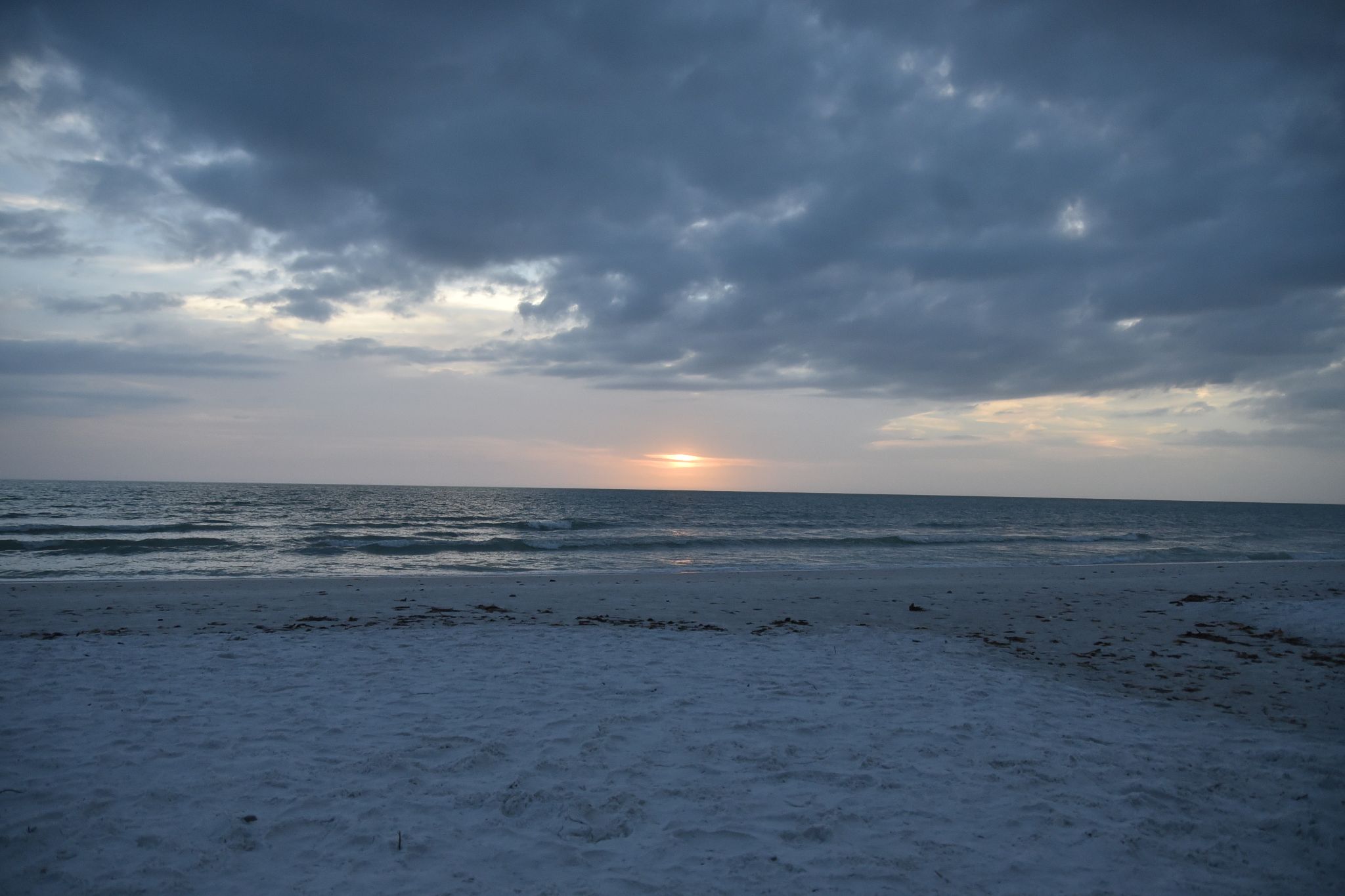 Siesta  Keys beach at sunset